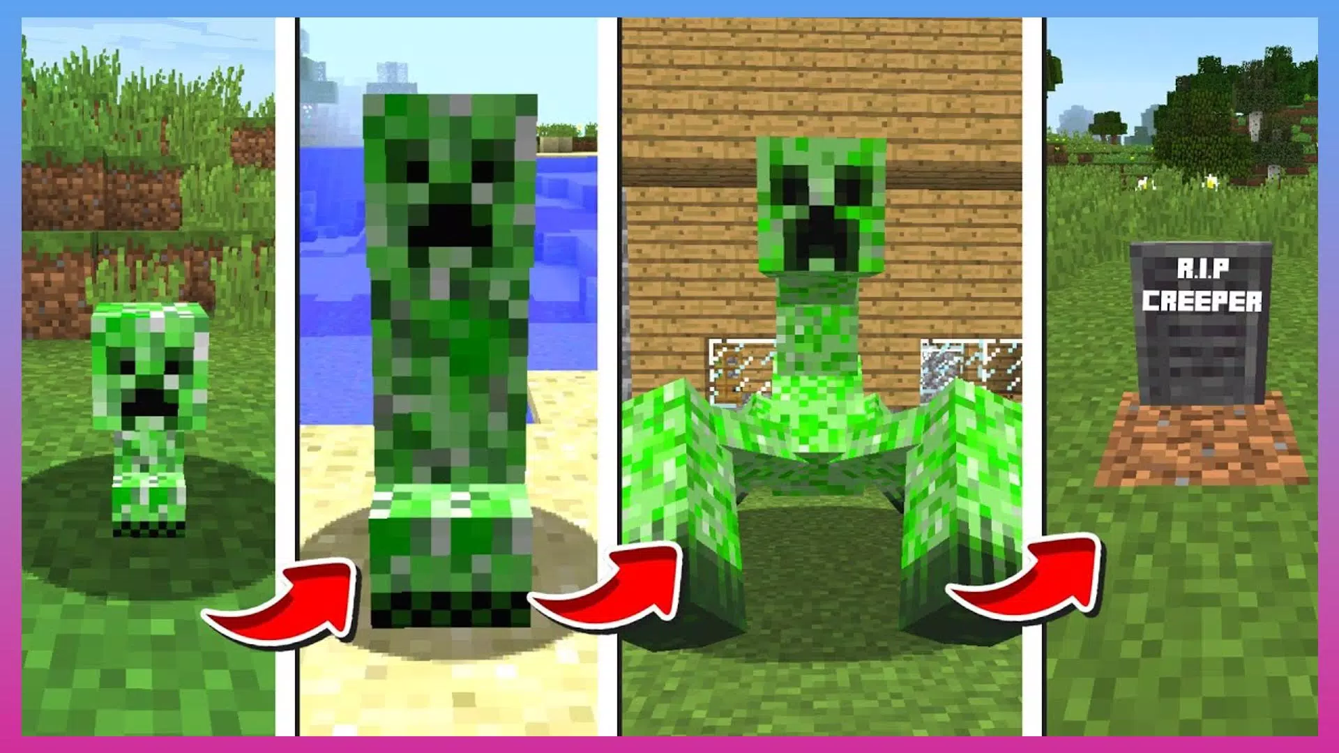 Creeper Overhaul Mod Minecraft APK für Android herunterladen