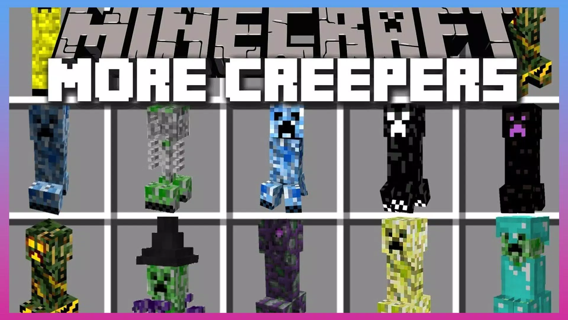 Creeper Overhaul Mod Minecraft APK für Android herunterladen