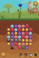 Flower Book Match3 Puzzlespiel Plakat