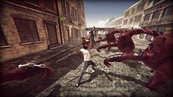 Chainsaw Man vs Zombie Fight ảnh chụp màn hình 1