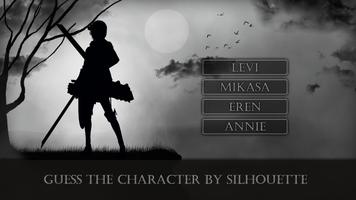 Attack Anime Titan Quiz Guess the Silhouette ảnh chụp màn hình 2