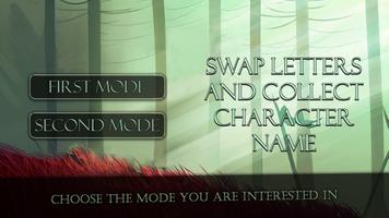 Attack on Titan Words Puzzle Affiche