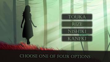 برنامه‌نما Tokyo Ghoul Quiz. Ken Kaneki عکس از صفحه