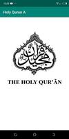 Quran-New English/Arabic Affiche