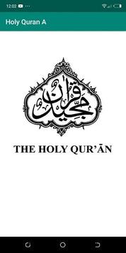 Quran-New English/Arabic poster