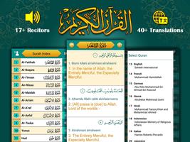 Quran with Translation& Audio Affiche