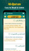 Quran with Translation& Audio capture d'écran 1