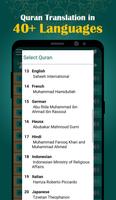 Quran with Translation& Audio capture d'écran 3