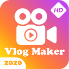 آیکون‌ Free Vlog Maker & Music Video Editor, Photo Editor