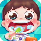 Baby brush teeth icon