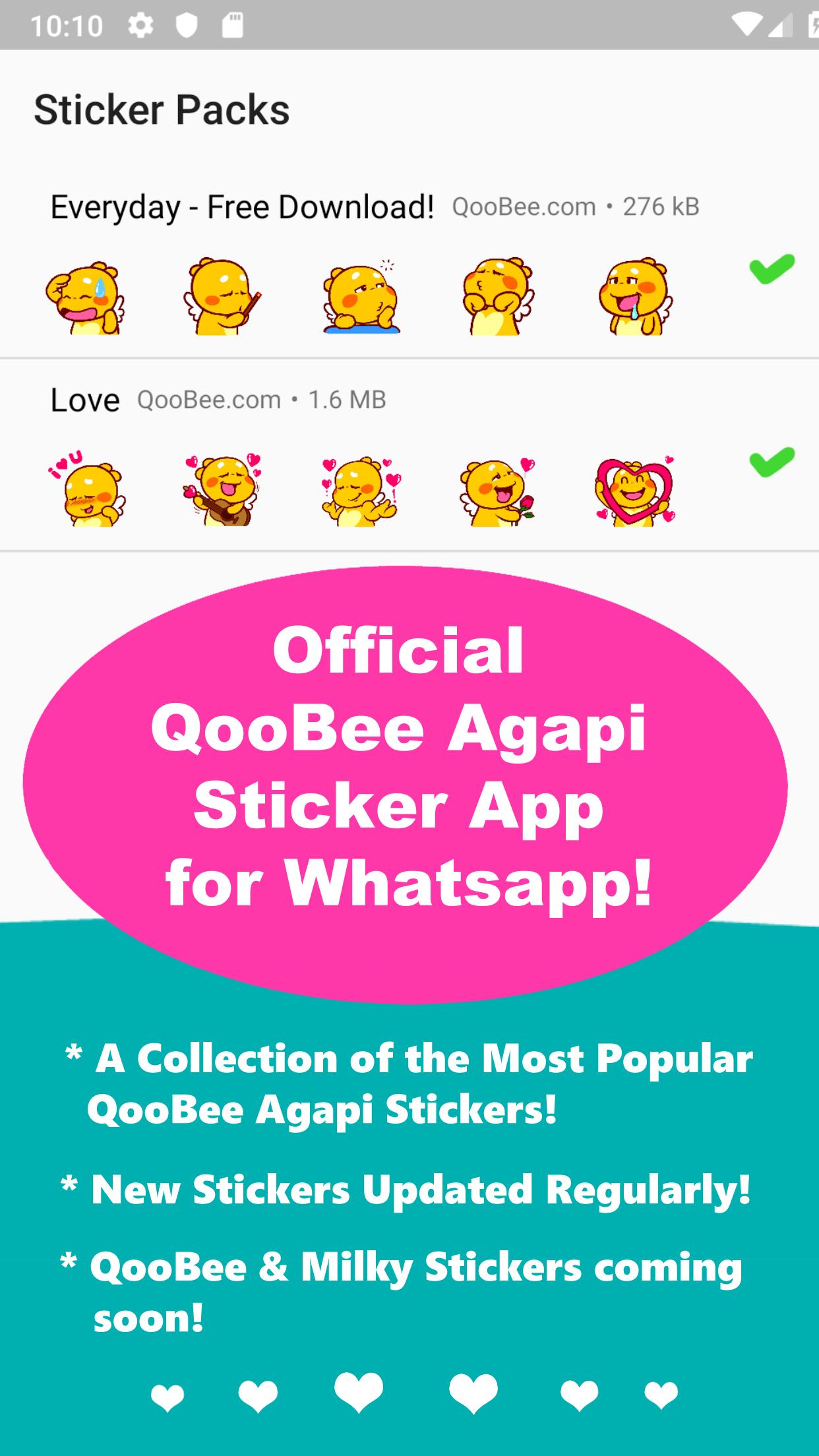 Qoobee Agapi Wastickerapp For Android Apk Download