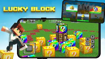 Lucky Block Mod para Minecraft imagem de tela 1