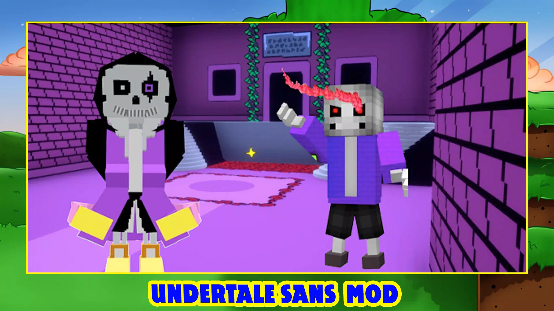 Sans Under Bonetale Fight Simulator Mod for MCPE for Android