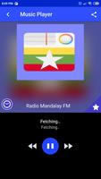 Poster radio for Mandalay FM App 2019