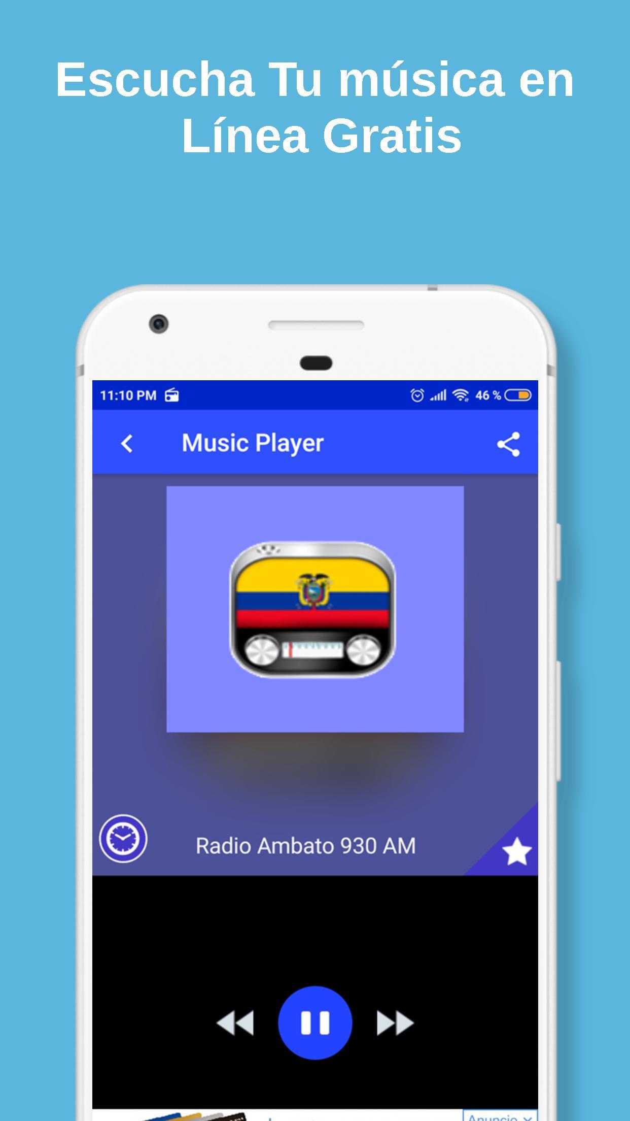 Descarga de APK de Radio ambato App Ecuador 930 AM escucha en directo para  Android