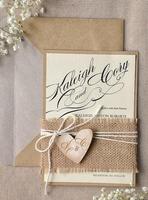 برنامه‌نما Rustic Wedding Invitation Cards عکس از صفحه