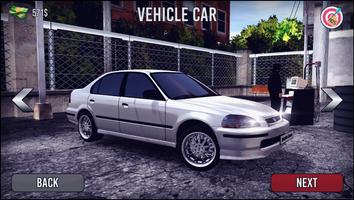 Civic Drift Simulator Affiche