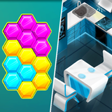 Hex Block Puzzle Games Offline ícone