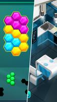 Hex Block Puzzle Games Offline Cartaz