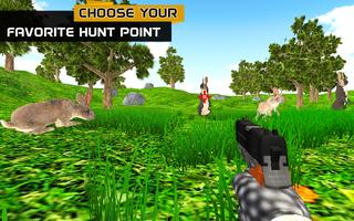 खरगोश शिकार - स्निपर शिकारी चुनौती खेल स्क्रीनशॉट 3