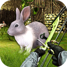 Rabbit Hunting : BowMaster Hunting Challenge Game آئیکن