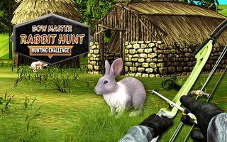 Rabbit Hunting : BowMaster Hunting Challenge Game پوسٹر