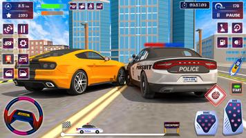 Police Car Chase Parking Games screenshot 1