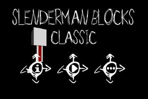 SlenderMan Blocks Classic poster