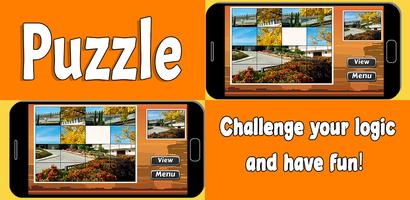 Puzzle Edificios Poster