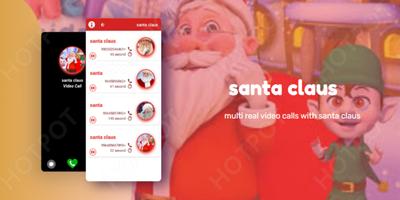پوستر (Santa claus - video call with