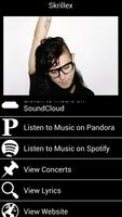 1 Schermata Skrillex Fan App and More