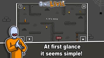 One Level: Stickman Jailbreak الملصق