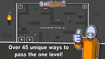 One Level: Stickman Jailbreak تصوير الشاشة 1