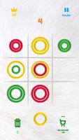 برنامه‌نما Noughts And Noughts White - New Match Color Rings عکس از صفحه