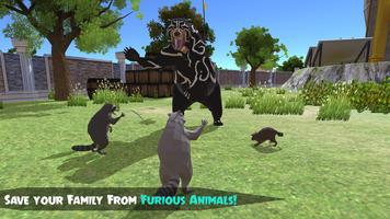Raccoon Jungle simulation 3D スクリーンショット 1