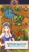 Fantasy town: Anime girls stor plakat