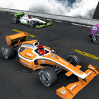 Car stunt racing Formula cars icône
