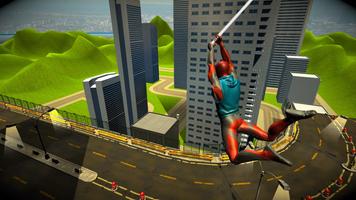 Spider Web Flying Rope Hero تصوير الشاشة 2