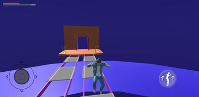 Tempered Glass Floor Runner Squid Game 3D captura de pantalla 2