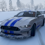 Simulator Ford Mustang Driving Zeichen