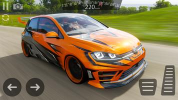 Simulator Volkswagen Golf GTi Cartaz