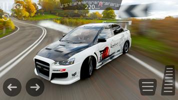 Race Mitsubishi Lancer X EVO ポスター