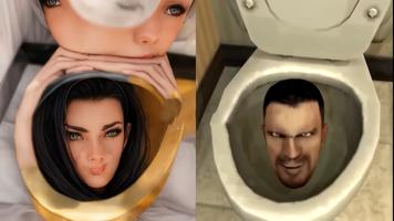 Skibidi Toilet VS Girl Toilet ảnh chụp màn hình 1