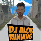 DJ Alok running أيقونة