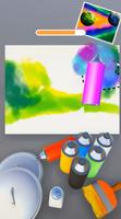 Spray Paint 3D Affiche