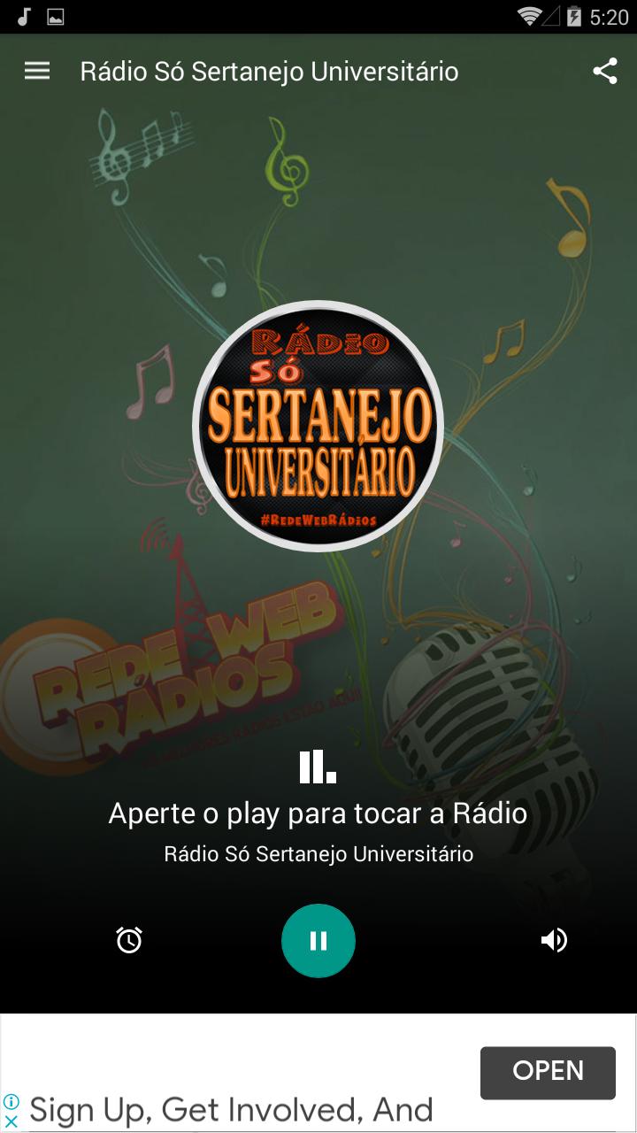 Rádio Só Sertanejo Universitário para Android - APK Baixar