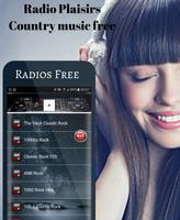 Radio Plaisirs Country music free capture d'écran 2