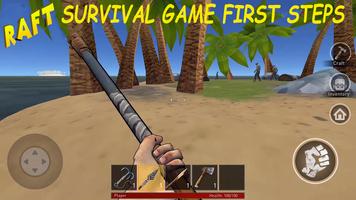 First steps for Raft Survival Game Free 2k20 ảnh chụp màn hình 3