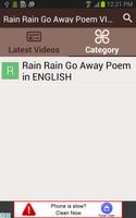 Rain Rain Go Away Poem VIDEOs capture d'écran 2