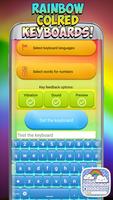 Rainbow Color Keyboard Themes poster